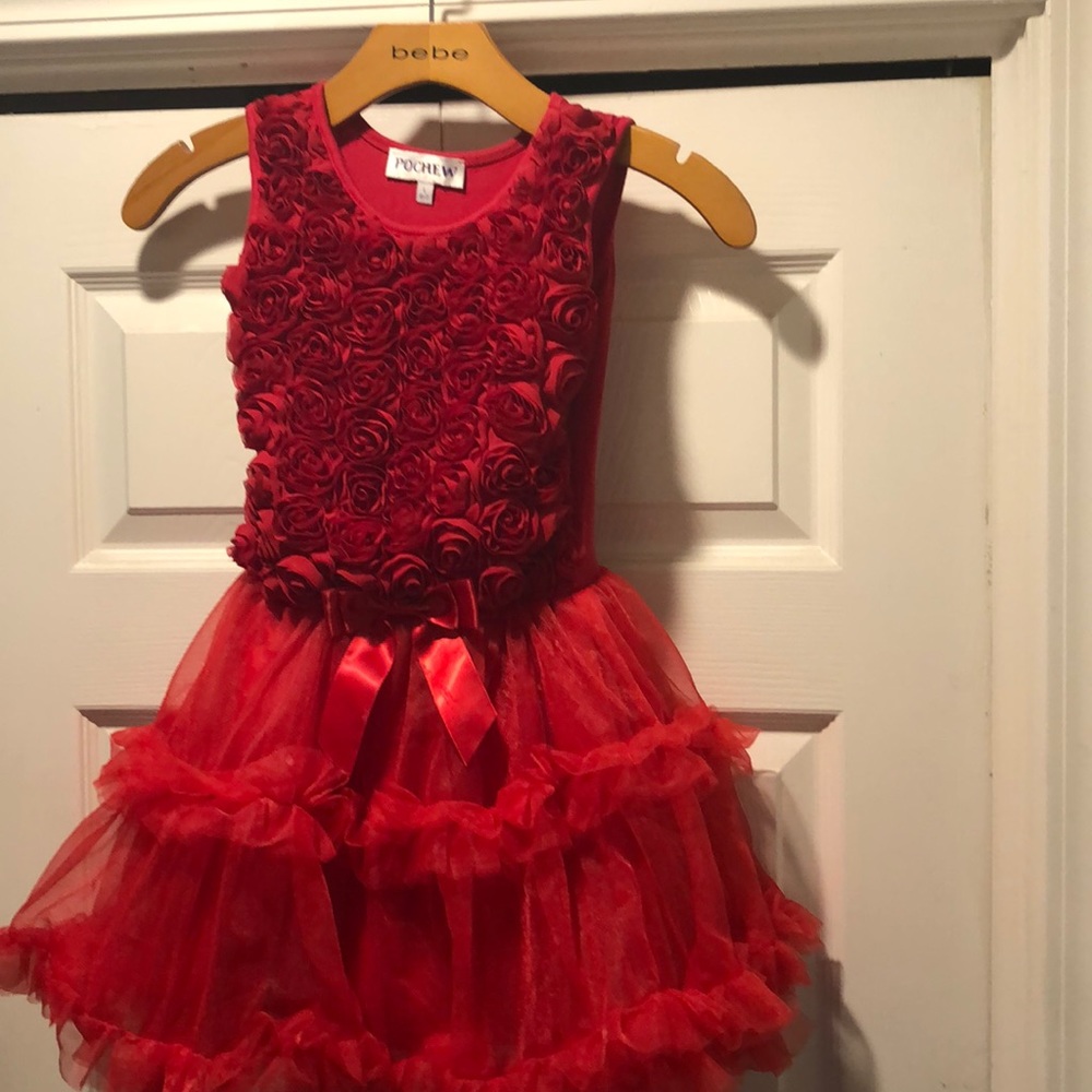 Little girls red dress